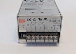 Mean Well S-240-24 24V 10A Single Output Switching Power Supply - Picture 1 of 7