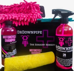 DrDownpipe Motorcycle Cleaning Set - Motorcycle Gift Set - Motorbike Wash Set - Picture 1 of 1