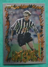 1999 FUTERA - ANDREAS ANDERSSON  - NEWCASTLE UNITED  HOT SHOTS FOIL CARD HS9
