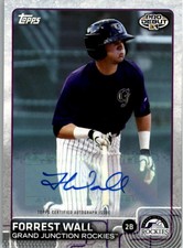 2015 Topps Pro Debut Autographs #24 Forrest Wall Auto - NM-MT
