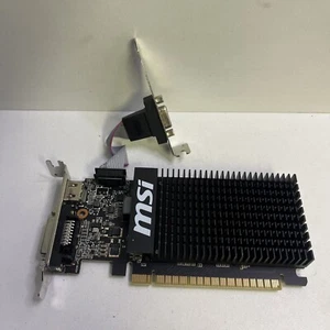 MSI GeForce GT 710B 2GB Graphics Card ,LOW PROFILE , HDMI, DVI, VGA - Afbeelding 1 van 1