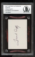 2017 Historic Autographs Scripts Auto Signed BAS Beckett (4) - Frank Duffy