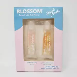 Blossom Lip Gloss Set Marshmallow Bunny and Chocolate Peanut Butter Egg - Picture 1 of 1