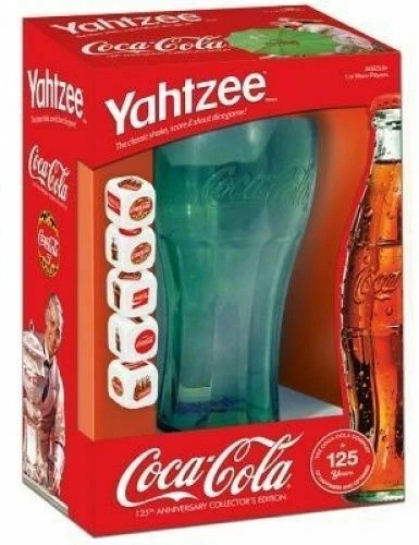 Hasbro Yahtzee Coca Cola 125th Anniversary Collector's Edition