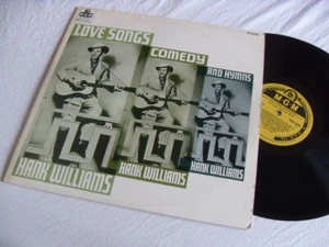 HANK WILLIAMS "LOVE SONGS, COMEDY & HYMNS" 1966 12" LP MGM C 8040. - Picture 1 of 4