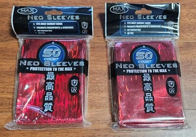 Max Protection Neo Sleeves Red, Very Rare Vintage! - Image 1 of 2