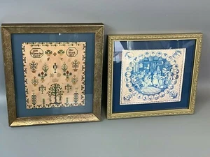 2 Needlework Press Cross Stitch Ann Wheatley Her Work & Inside of A School (unk) - Picture 1 of 12