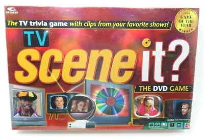 2005 Scene It? DVD Game TV Television Edition Trivia Game Factory Sealed NIB - Image 1 of 3