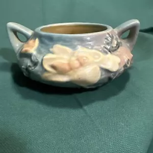 Roseville Pottery Magnolia Sugar Bowl ~Vintage - Picture 1 of 12
