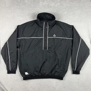 WTAPS Windbreaker Mens 02 Medium M Black Keeper Jacket Reflective 1/2 Zip Golf ! - Picture 1 of 8