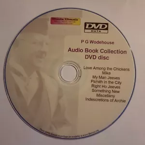 PG Wodehouse Unabridged Audio Book Collection On DVD Mp3 - Foto 1 di 1