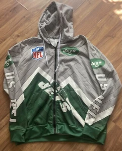 New York Jets NFL Mens Hoodie Sweatshirt Size XL Green & Gray Brand New NotWorn! - Picture 1 of 3