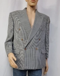 Sergio Valentino Collection Double Breasted Size 50 Men's Blazer Jacket #WM1 - Picture 1 of 13