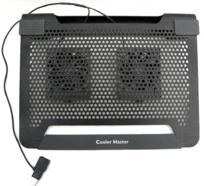 Cooler Master Notebook Laptop Kühler 17 Zoll 2 Lüfter USB 2.0 34,5 x 26,5 cm - Bild 1 von 4