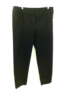 TALBOTS Womens Pants Chinos Size 14 Black Modern Cut - Picture 1 of 10