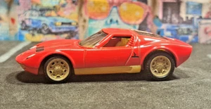 Hot Wheels 1/64 Lamborghini Miura P400SV Real Riders Custom gold Miura-Felgen - Bild 1 von 7