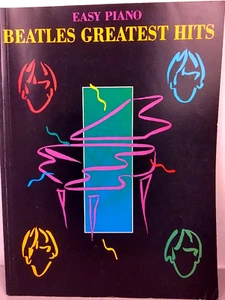 Easy Piano Beatles Greatest Hits Music Book With Lyrics - 1990 (BR1) - Picture 1 of 18