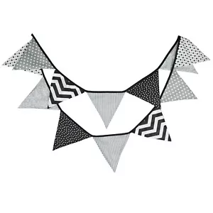 Triangle Pennant Flag Bunting Banner Nursery Kids Room Birthday Party Decoration - Picture 1 of 10