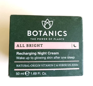 BOTANICS - The Power of Plants. All Bright Recharging Night Cream - 50 ml - Picture 1 of 1