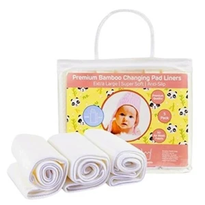 3-Pack Baby Diaper Changing Pad Liners X-Large 15" x 28" Waterproof Washable - Picture 1 of 6