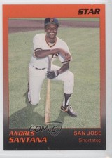 1989 Star San Jose Giants Andres Santana #23
