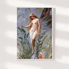 Luis Ricardo Falero - The Lily Fairy (1888) Photo Poster Painting Art Print