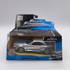 Fast and Furious Brians Nissan Skyline GTR 1:32 Diecast Jada 2015 New In Box - Picture 1 of 15