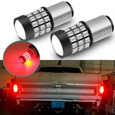 RED LED Brake Tail Turn Signal Light Bulbs For Chevrolet C10 K10 C20 1975-1986 - Image 1 of 4