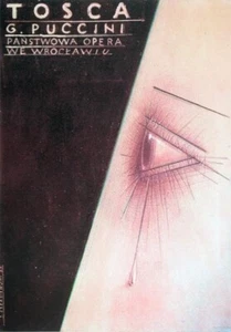 poster Jerzy Czerniawski Tosca, G. Puccini1985 1986; offset  — 96 x 67 — - Zdjęcie 1 z 1