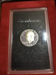1971 S EISENHOWER SILBER DOLLAR PROOF DOUBLE DIE ON LIBERTY / IN GOD WE TRUST - Bild 1 von 19