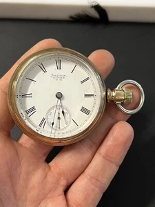 1891 Waltham Model 1883 Grade No. 3 11J 18s Gold Filled Case Pocket Watch - Picture 1 of 10