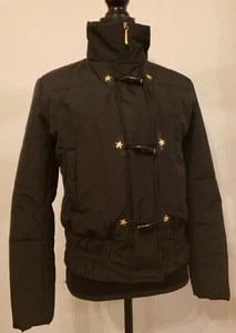 Piero Guidi Magic Circus Italy M Black Puffer Jacket Gold Hardware Toggle Horns - Bild 1 von 12
