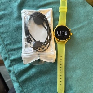 Fossil Q Smart Watch Sport Heart Tracking Touchscreen Yellow FTW6060 - Picture 1 of 11