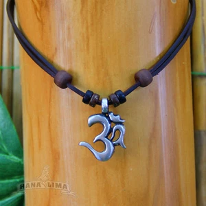 Lederkette Surferkette Om Halskette Herrenkette Damenhalskette Lederschmuck - Bild 1 von 7