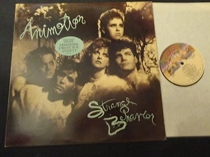 promo ANIMOTION / STRANGE BEHAVIOR promo on label & back cover - Picture 1 of 2