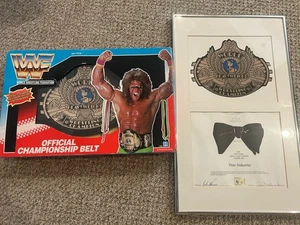 Cinturón de título WWF ULTIMATE WARRIOR CHAMPIONSHIP 1990 HASBRO NUEVO EN CAJA Premio WWE - Imagen 1 de 8