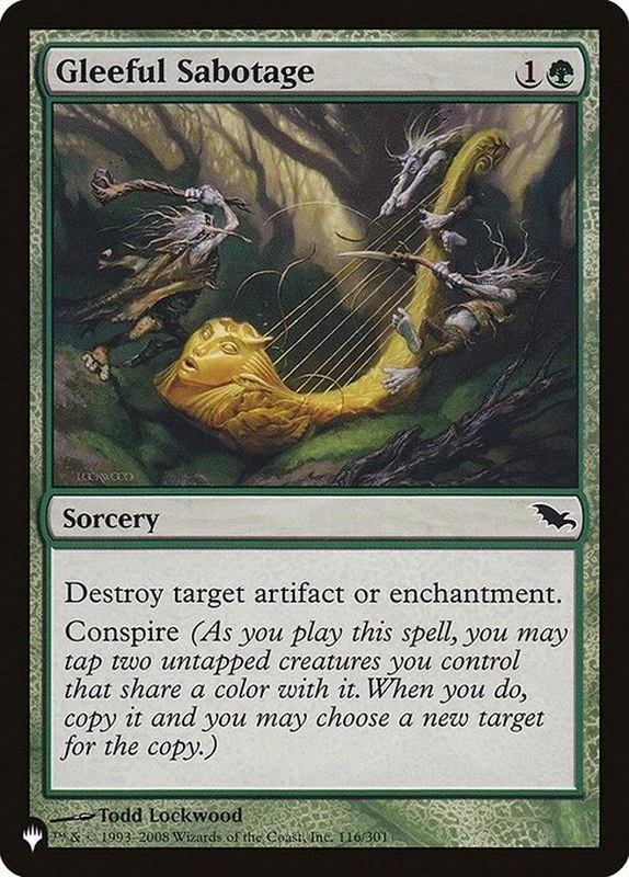 MTG Gleeful Sabotage English [ The List ] - Image 1 of 1
