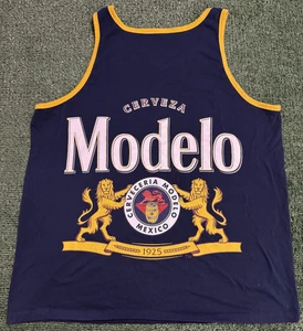 Camiseta sin mangas Cerveza Modelo azul y amarilla (Hombre XL 46/48) - Imagen 1 de 6