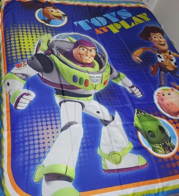 迪士尼皮克斯玩具总动员浴帘70x73巴斯光年伍迪玩具在玩 — 第 1/4 张图片