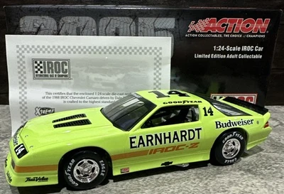 1988 Dale Earnhardt Budweiser Green Bottom Camaro 1/24 IROC Action RCCA Xtreme - Image 1 of 4