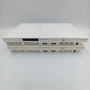 PlayStation 2 PS2 Slim White Consoles Lot 2 SCPH-75000 Japan No Lasers For Parts - Picture 1 of 8