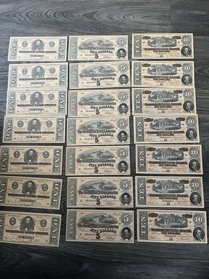 Facsmile Confederate States of America Bill Currency Richmond - Image 1 of 4
