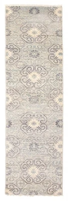 2'9" x 9'8" Vintage Hand-knotted Runner Rug Traditional Oriental Wool Carpet - Image 1 of 4