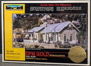 DPM HO Gold Kit #405 Coal River Passenger & Freight Depot Open Box - Bild 1 von 5