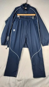 Canterbury Club Track Suit Men’s 2XL Navy Jacket & Pants Set NWT - Picture 1 of 24