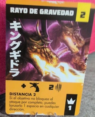 Godzilla Tokyo Clash Game Import Spanish Replacement Card  (2020, Funko) Kaiju 9 - Image 1 of 4