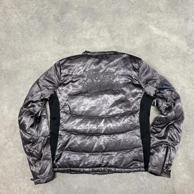 Chaqueta acolchada Harley Davidson vintage con forro polar Foto 1 de 4