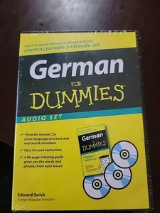 German for Dummies Audio Set by Edward Swick (2008, Compact Disc) - Picture 1 of 1