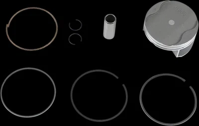 Kit de pistón WSM Overbore 1 mm más de 76,7 mm TigerShark Monte Carlo 640 96-97 Foto 1 de 4