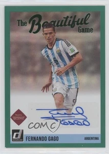 2021-22 Panini Donruss Road to Qatar The Beautiful Game Green Fernando Gago Auto - Imagen 1 de 3